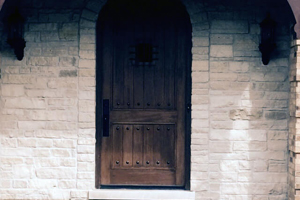 Brick doorway