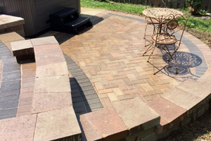 Brick patio