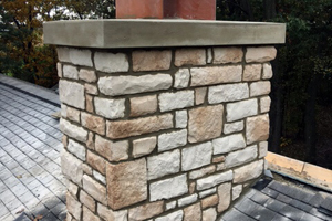 Stone chimney