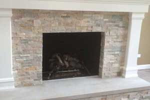 Brick Fireplace