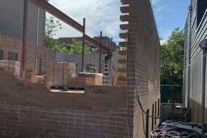 Brick Structure in Progress